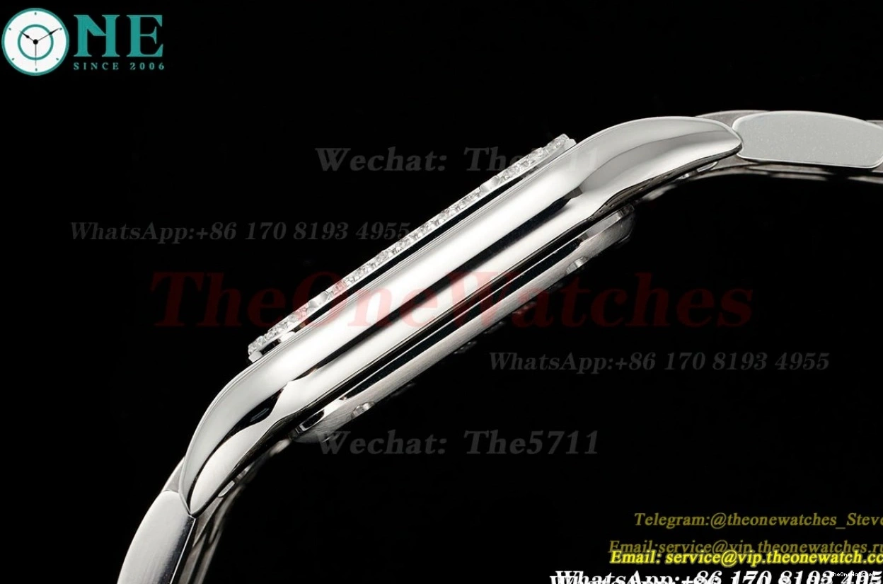 27mm SS AF White Dial Panthere SS De Secrete Ladies Quartz 0422